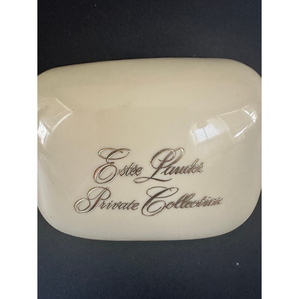 NOS SEALED Estee Lauder Private Collection 3.5 oz Soap and Case